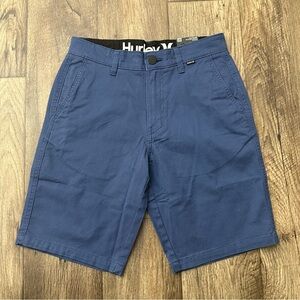 Hurley Walk Twill Cotton Shorts Men’s Size 28 Blue